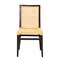 Baxton Studio Lingga Modern Bohemian Dark Brown Mahogany Wood and Natural Rattan Dining Chair 228-13101-ZORO - alternate 5